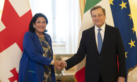 Președintele Draghi se întâlnește cu președintele Georgiei