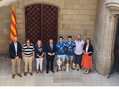 Președintele Aragonès: „Cluburile sportive din toată Catalonia fac o treabă esențială de coeziune socială”