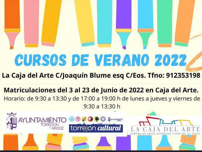Torrejón – Perioada de înscriere la cursurile de vară de la La Caja del Arte va rămâne deschisă până pe 23 iunie