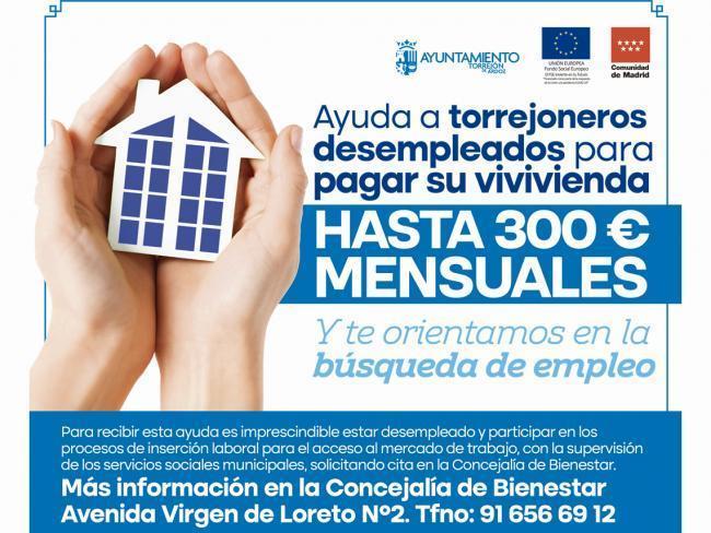 Torrejón – Consiliul Local, la inițiativa primarului, lansează un nou ajutor pentru șomeri torrejoneros de până la 300 de euro pe lună…