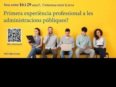 Primul program de experiență profesională al SOC în administrațiile publice oferă 33 de contracte pentru tineri din Camp de Tarragona