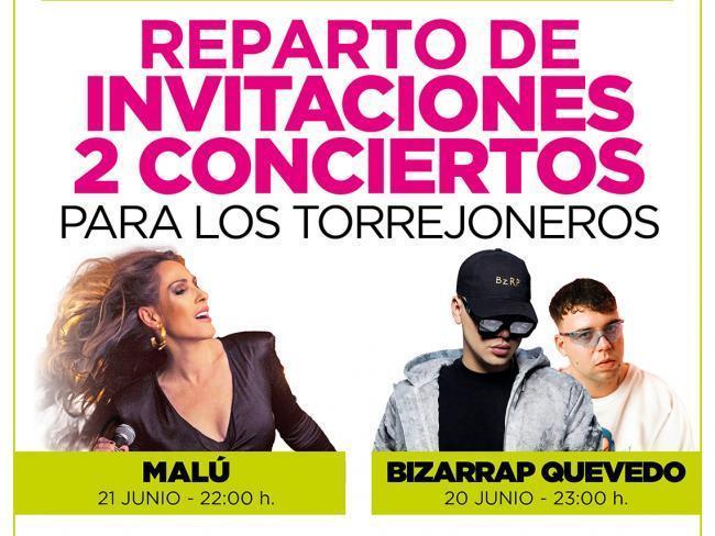 Torrejón – În așteptarea unui aflux mare de public, se va putea accesa doar concertele Festivalurilor Populare din Malú (marți 2…