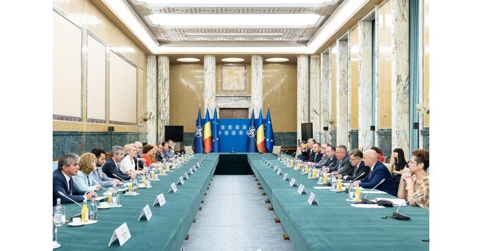 Întâlnirea premierului Nicolae-Ionel Ciucă cu reprezentanții Coaliției pentru Dezvoltarea României