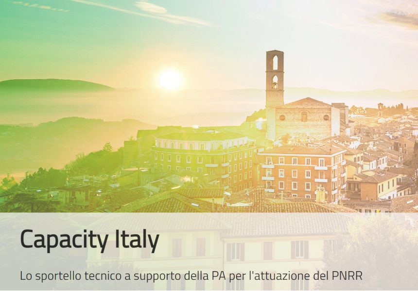 „Capacity Italy”, biroul de asistență tehnică pentru administrațiile aflate în fruntea implementării PNR