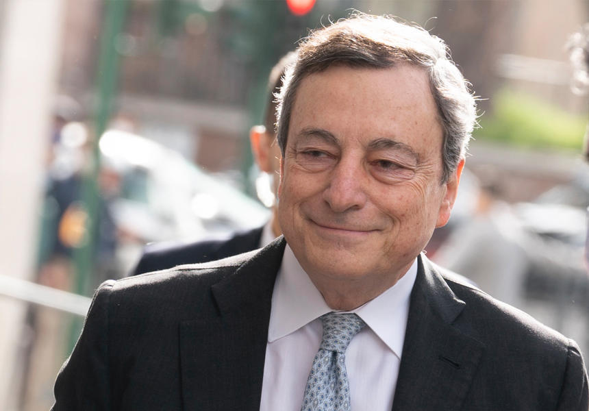 Premierul Draghi s-a întâlnit cu președintele Confcommercio