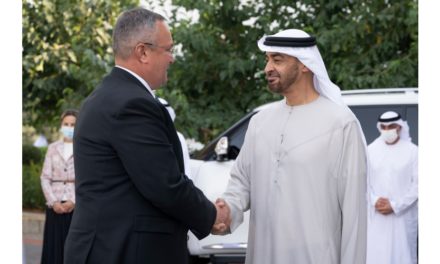 Întrevederea prim-ministrului Nicolae-Ionel Ciucă cu A.S. Șeicul Mohamed bin Zayed Al Nahyan, președintele Emiratelor Arabe Unite