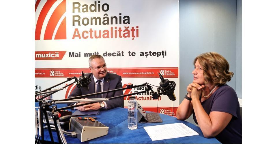 Interviul premierului Nicolae-Ionel Ciucă în cadrul emisiunii „Serviciul de noapte” la Radio România Actualități