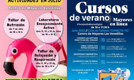 Torrejón – Perioada de înscriere este acum deschisă pentru ciclul de atelier gratuit care vizează aducerea noilor tehnologii mai aproape de persoanele în vârstă…