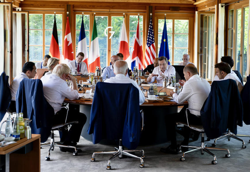Președintele Draghi la Summitul G7