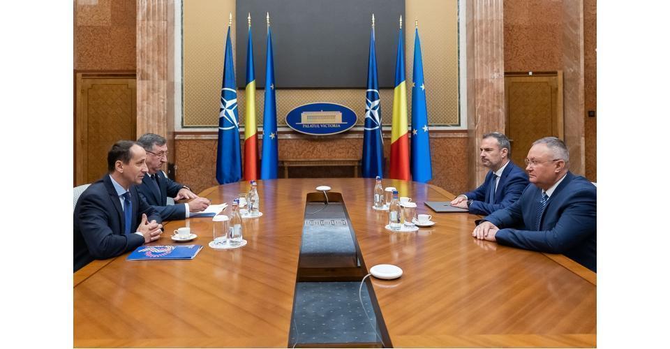 Întâlnirea prim-ministrului Nicolae-Ionel Ciucă cu președintele Comitetului Olimpic și Sportiv Român (COSR), Mihai Covaliu