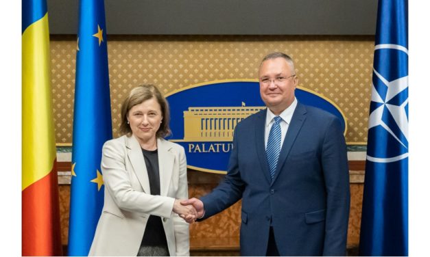 Întrevederea premierului Nicolae-Ionel Ciucă cu vicepreședinta Comisiei Europene pentru valori și transparență, Věra Jourová