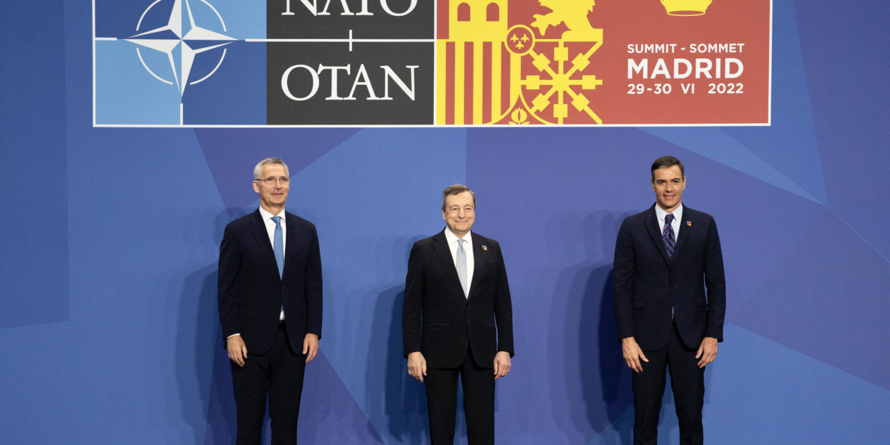 Președintele Draghi la summitul NATO de la Madrid