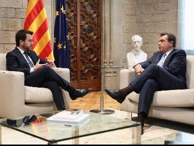 Președintele Aragonès întărește relațiile Cataloniei cu Comisia Europeană