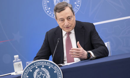 Conferință de presă a președintelui Draghi