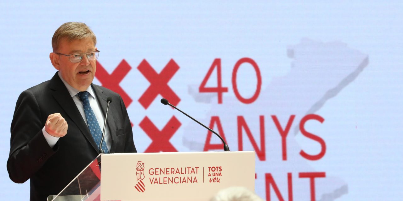 Comunitatea Valenciana: Ximo Puig revendică Statutul drept „instrument viu” pentru un „timp de transformare” cu crearea de locuri de muncă, egalitate și…