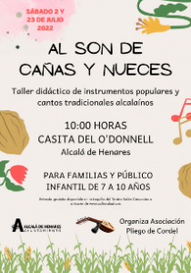 Alcalá – Sâmbăta aceasta la Casita del O'Donnell va avea loc un atelier de instrumente populare