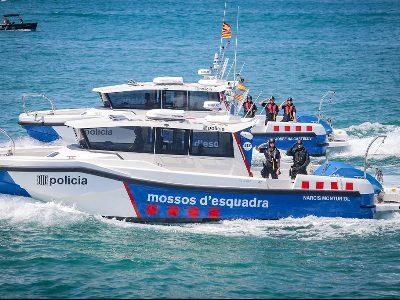 Unitatea de poliție maritimă a Mossos d'Esquadra își consolidează desfășurarea participând la Planul de vară pentru a asigura securitatea coastei catalane