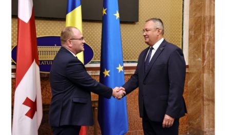 Întâlnirea premierului Nicolae-Ionel Ciucă cu o delegație a Parlamentului Georgiei