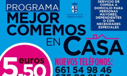 Torrejón – Continuă programul municipal „Mai bine mănâncă acasă”, destinat persoanelor în vârstă, dependente sau cu nevoi speciale