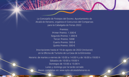 Alcalá – A publicat regulamentul pentru cea de-a IV-a ediție a Concursului de comparse pentru defilarea flăturilor la finalul Târgurilor 2022