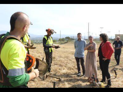 Consilierii Ciuró și Jordà prezintă viitorul centru de producție de biomasă care va furniza apă caldă închisorii Puig de les Basses