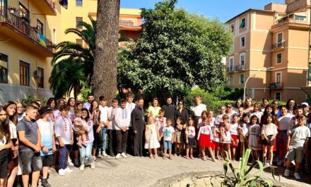 Italia: Vizita taberei de copii de la Rignano Flaminio la sediul Ambasadei