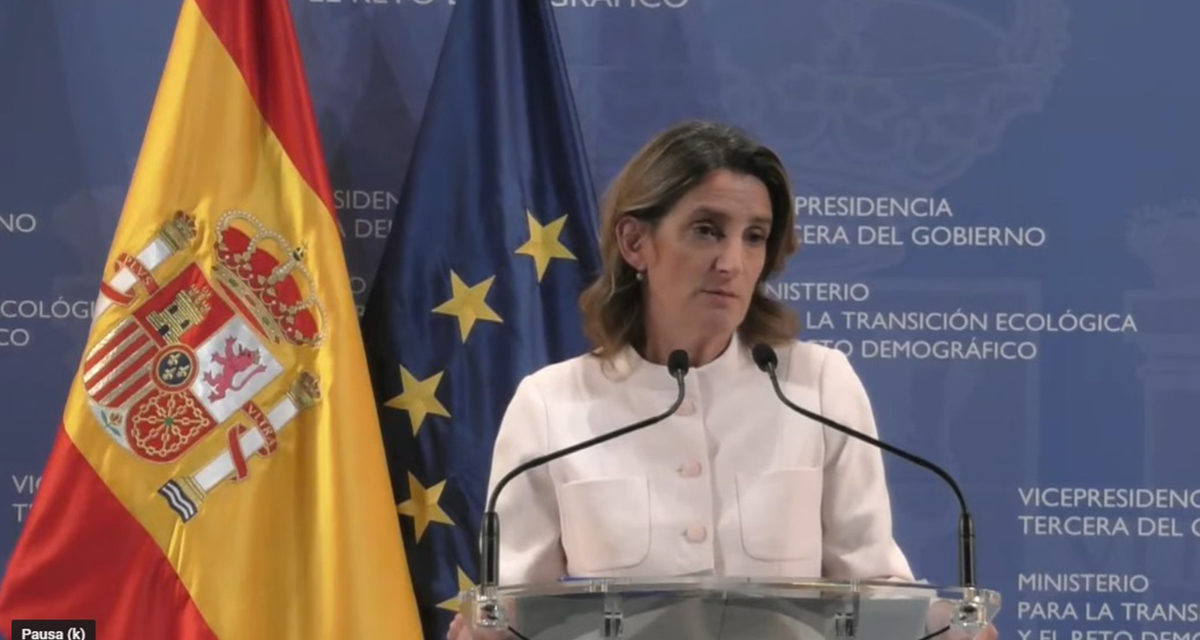 Teresa Ribera: „Spania se va solidariza cu UE, dar nu vom accepta obligații peste ceea ce ne corespunde în ceea ce privește efortul”