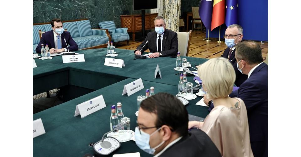 Întâlnirea premierului Nicolae-Ionel Ciucă cu reprezentanții consorțiilor universitare