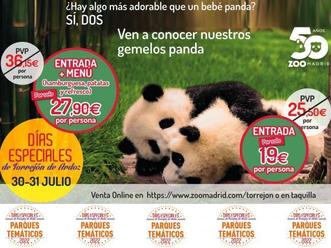 Torrejón – În această sâmbătă, 30 iulie și duminică, 31 iulie, Zilele Speciale Torrejón de Ardoz continuă cu reduceri la Zoo Aquarium