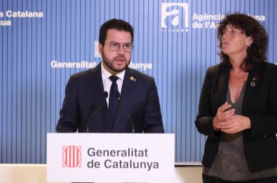 Președintele Aragonès: „Situația de secetă ne îngrijorează și acționăm în consecință”