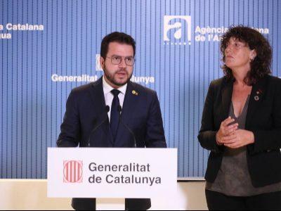 Președintele Aragonès: „Situația de secetă ne îngrijorează și acționăm în consecință”