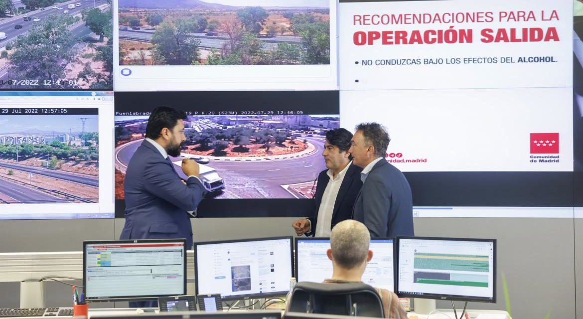Comunitatea Madrid intensifică protocolul rutier pe rețeaua sa de drumuri, coincizând cu operațiunea Ieșire