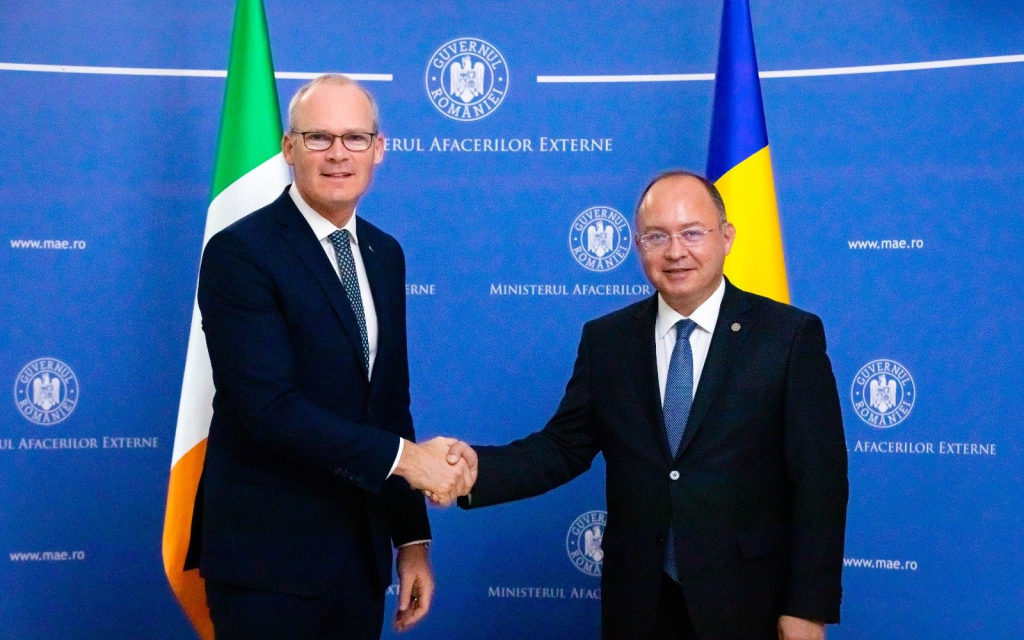 Irlanda: Consultările ministrului afacerilor externe Bogdan Aurescu cu ministrul afacerilor externe și al apărării din Irlanda, Simon Coveney