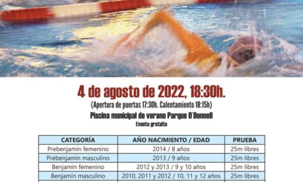 Alcalá – Piscina municipală de vară din Parque O'Donnell va găzdui XL Santos Niños Swimming Trophy