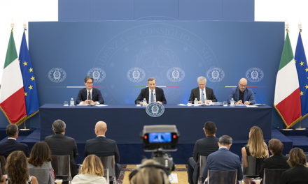 Conferință de presă a președintelui Draghi cu miniștrii Franco și Cingolani și subsecretarul Garofoli