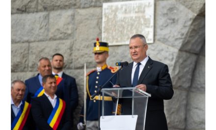 Participarea premierului Nicolae-Ionel Ciucă la ceremonia comemorativă de la Mausoleul Eroilor din Mărășești