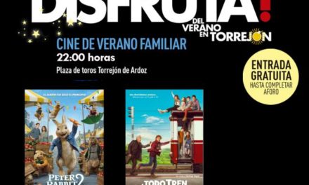 Torrejón – Tradiționalul cinema de vară al familiei continuă în acest weekend cu filmele „A todo tren”, vineri, 12 august, și…