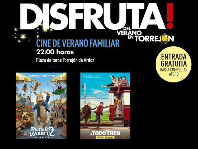 Torrejón – Tradiționalul cinema de vară al familiei continuă în acest weekend cu filmele „A todo tren”, vineri, 12 august, și…
