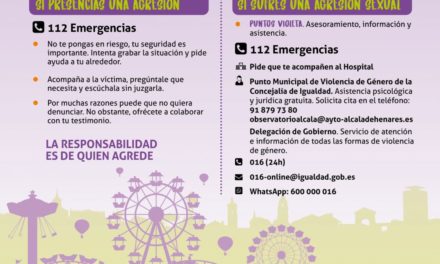 Alcalá – Alcalá FĂRĂ violențe sexiste: Campanie împotriva violenței sexuale în timpul târgurilor din 2022
