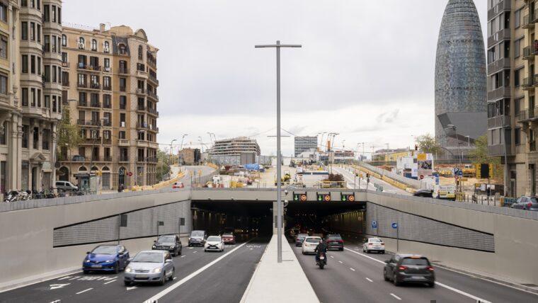 Barcelona: Mai puțin zgomot și poluare cu deschiderea tunelului Glòries