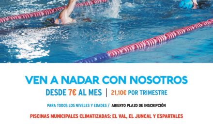 Alcalá – Deschide perioada de înscriere pentru activitățile acvatice municipale de la 7 euro pe lună
