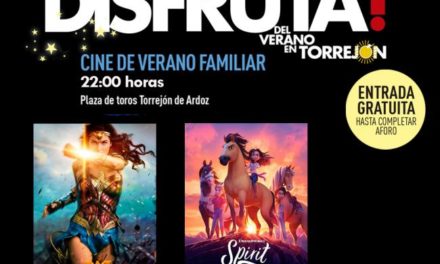 Torrejón – Tradiționalul cinema de vară al familiei se încheie în acest weekend cu filmele „Wonder Woman” vineri 2 și „Spirit: indo…