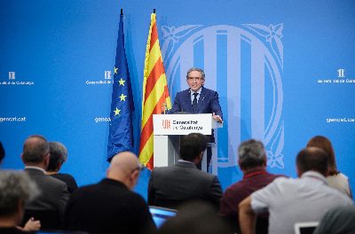 Deficitul fiscal al Cataloniei cu statul se ridică la 20.196 milioane de euro, 8,5% din PIB
