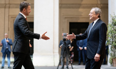 Președintele Draghi s-a întâlnit cu prim-ministrul Republicii Slovace