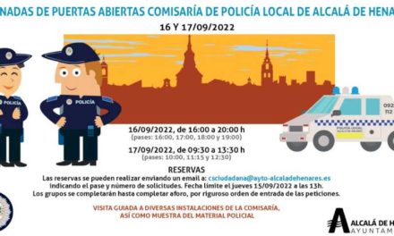 Alcalá – Zilele porților deschise ale Poliției Locale din Alcalá de Henares: o oportunitate excelentă de a afla mai multe despre munca…