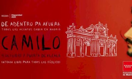 Comunitatea Madrid va găzdui un concert gratuit al artistului columbian Camilo la Hispanidad 2022