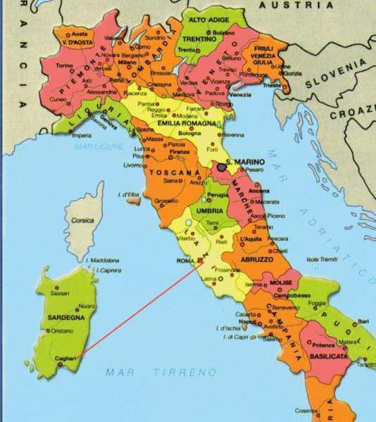 Italia: Consulat itinerant la Cagliari, Sardegna în 5-8 octombrie 2022