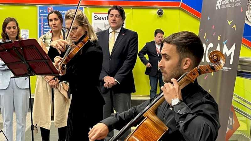 Comunitatea Madrid va difuza zilnic muzică clasică pentru 200.000 de pasageri prin intermediul sistemelor de sonorizare ale stațiilor de metrou