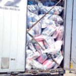Peste 67 tone de deșeuri din &icirc;mbrăcăminte, textile și aluminiu, oprite de polițiștii de frontieră