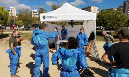 Primele cursuri avansate și exerciții în Catalonia pentru căutarea și salvarea faunei marine cu ulei